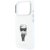 Etui MagSafe Karl Lagerfeld IML Ikonik Sketch Print dla Apple iPhone 18 Pro Max / 17 Pro Max, beżowe (KLD22794)