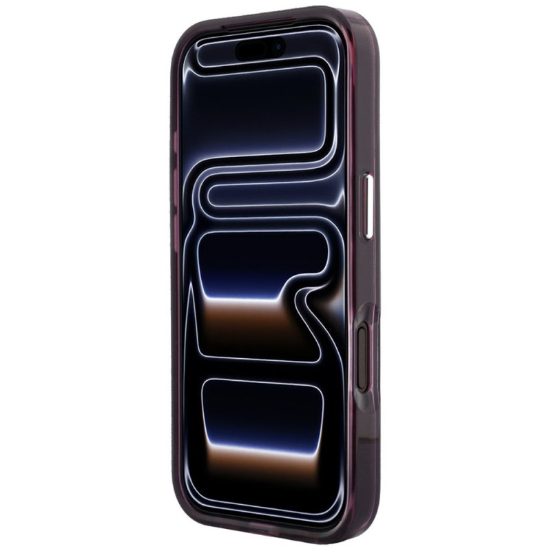 Karl Lagerfeld IML Ikonik Sketch Print MagSafe etui na Apple iPhone 18 Pro / 17 Pro, Burgundy