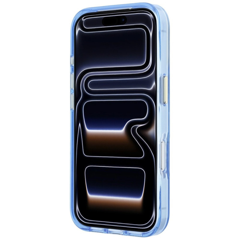 Etui MagSafe Karl Lagerfeld Peekaboo Logo dla Apple iPhone 18 Pro Max / 17 Pro Max, niebieskie