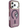 Etui MagSafe Karl Lagerfeld Peekaboo Logo do Apple iPhone 18 Pro / 17 Pro, Burgundy
