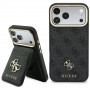Etui Guess 4G z portfelem, MagSafe, do Apple iPhone 18 Pro / 17 Pro, czarne