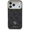 Etui Guess 4G z portfelem, MagSafe, do Apple iPhone 18 Pro / 17 Pro, czarne