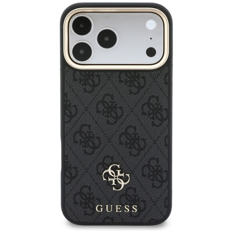 Etui Guess 4G z portfelem, MagSafe, do Apple iPhone 18 Pro / 17 Pro, czarne