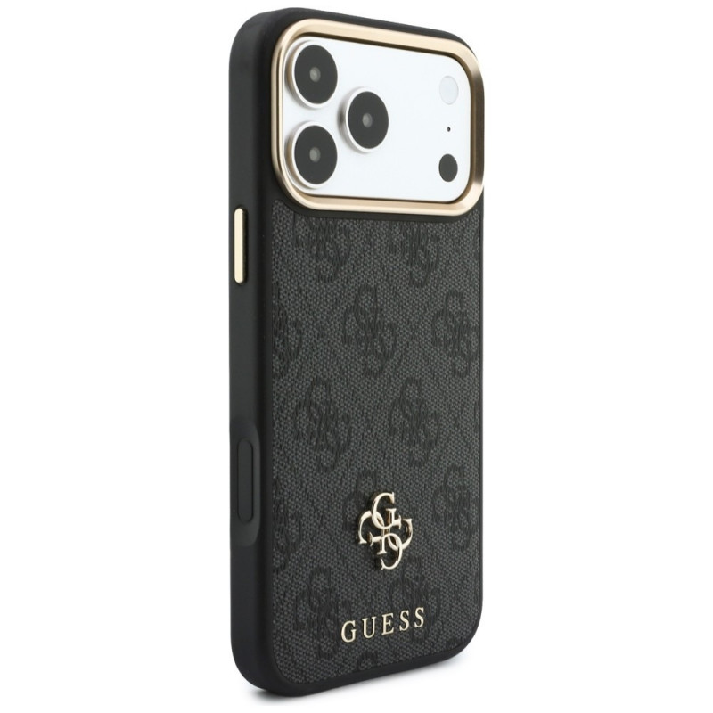 Etui Guess 4G z portfelem, MagSafe, do Apple iPhone 18 Pro / 17 Pro, czarne