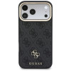 Etui Guess 4G z portfelem, MagSafe, do Apple iPhone 18 Pro / 17 Pro, brązowe
