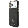 Etui Guess 4G z portfelem i smyczą, MagSafe, do Apple iPhone 18 Pro / 17 Pro, brązowe