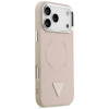 Etui MagSafe Triangle Logo Guess dla Apple iPhone 18 Pro Max / 17 Pro Max, różowe