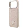 Etui MagSafe Triangle Logo Guess dla Apple iPhone 18 Pro Max / 17 Pro Max, różowe
