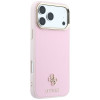 Etui Guess Saffiano Small 4G & Classic Logo MagSafe dla Apple iPhone 18 Pro / 17 Pro, różowe