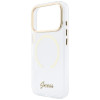 Etui Guess IML Script Metal MagSafe do Apple iPhone 18 Pro Max / 17 Pro Max, przezroczyste