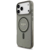 Etui MagSafe Guess IML Glitter Pearl Strap dla Apple iPhone 18 Pro / 17 Pro, czarne