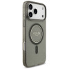 Etui MagSafe Guess IML Glitter Pearl Strap dla Apple iPhone 18 Pro Max / 17 Pro Max, czarne