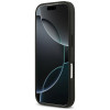 Guess 4G Double Card Triangle etui na kartę podwójną do Apple iPhone 18 Pro / 17 Pro, czarny