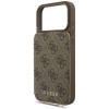 Etui crossbody Guess 4G Cardslots & Magnetic Closure dla Apple iPhone 18 Pro Max / 17 Pro Max, brązowe