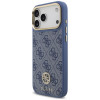 Etui MagSafe Guess 4G Strass Logo dla Apple iPhone 18 Pro Max / 17 Pro Max, niebieskie