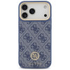 Etui MagSafe Guess 4G Strass Logo dla Apple iPhone 18 Pro Max / 17 Pro Max, niebieskie