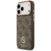 Guess 4G Strass Logo MagSafe etui na Apple iPhone 18 Pro Max / 17 Pro Max, brązowe