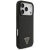 Etui MagSafe Guess Croco Triangle Logo dla Apple iPhone 18 Pro Max / 17 Pro Max, czarne