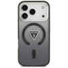Etui MagSafe Guess IML Gradient Triangle Logo dla Apple iPhone 18 Pro Max / 17 Pro Max, czarne