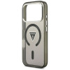Etui MagSafe Guess IML Gradient Triangle Logo dla Apple iPhone 18 Pro Max / 17 Pro Max, czarne