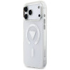 Etui MagSafe Guess IML Gradient Triangle Logo dla Apple iPhone 18 Pro Max / 17 Pro Max, przezroczyste