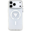 Etui MagSafe Guess IML Gradient Triangle Logo dla Apple iPhone 18 Pro Max / 17 Pro Max, przezroczyste