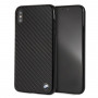 BMW BMHCI65MBC Signature Carbon etui twarde na Apple iPhone XS Max, czarny