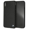 BMW BMHCI65MBC Signature Carbon etui twarde na Apple iPhone XS Max, czarny