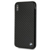 BMW BMHCI65MBC Signature Carbon etui twarde na Apple iPhone XS Max, czarny