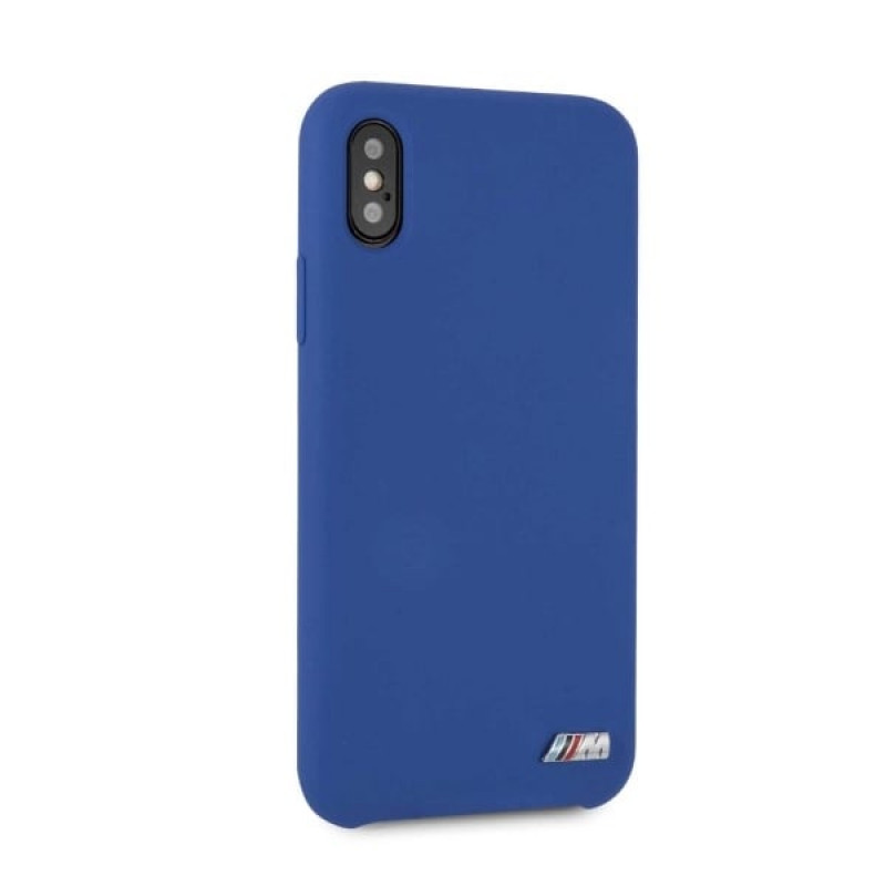 BMW BMHCPXMSILNA Silicone M Collection Hardcase dla Apple iPhone X / XS, Navy