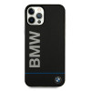BMW BMHCP12MPCUBBK Signature Printed Logo Hardcase do Apple iPhone 12 / 12 Pro, czarny