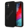 Guess GUHCP12SLSVSBK Script Vintage Hardcase do Apple iPhone 12 mini 5.4 inch, Black/Black