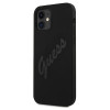 Guess GUHCP12SLSVSBK Script Vintage Hardcase do Apple iPhone 12 mini 5.4 inch, Black/Black