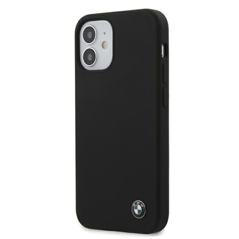 BMW BMHCP12SSILBK Silicone Signature Hardcase do Apple iPhone 12 mini, czarny