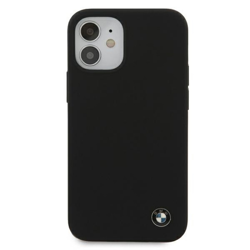BMW BMHCP12SSILBK Silicone Signature Hardcase do Apple iPhone 12 mini, czarny
