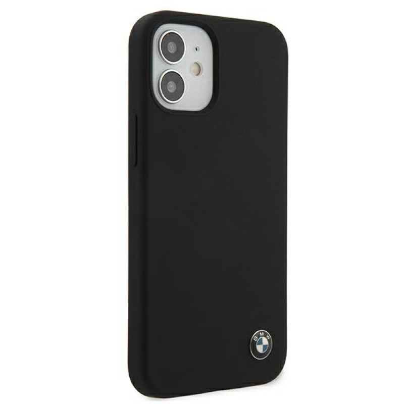 BMW BMHCP12SSILBK Silicone Signature Hardcase do Apple iPhone 12 mini, czarny