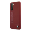 BMW BMHCS21MSLBLRE Silicone Signature Logo Hardcase do Samsung Galaxy S21+, czerwony