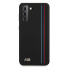 BMW BMHCS21MSIVTBK Silicone Stripes M Collection etui na Samsung Galaxy S21+, czarny