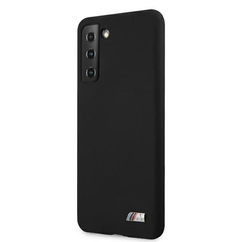 BMW BMHCS21MMSILBK Silicone M Collection etui na Samsung Galaxy S21+, czarny