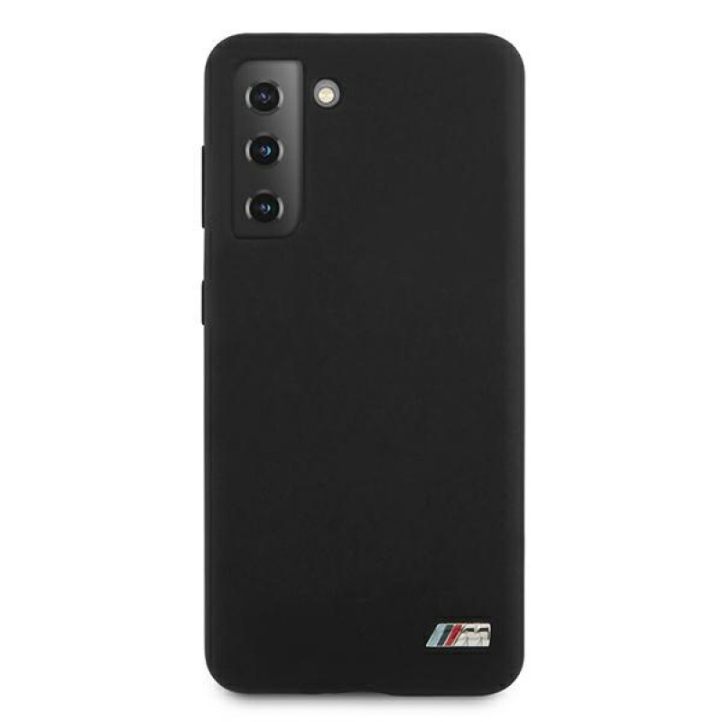 BMW BMHCS21MMSILBK Silicone M Collection etui na Samsung Galaxy S21+, czarny