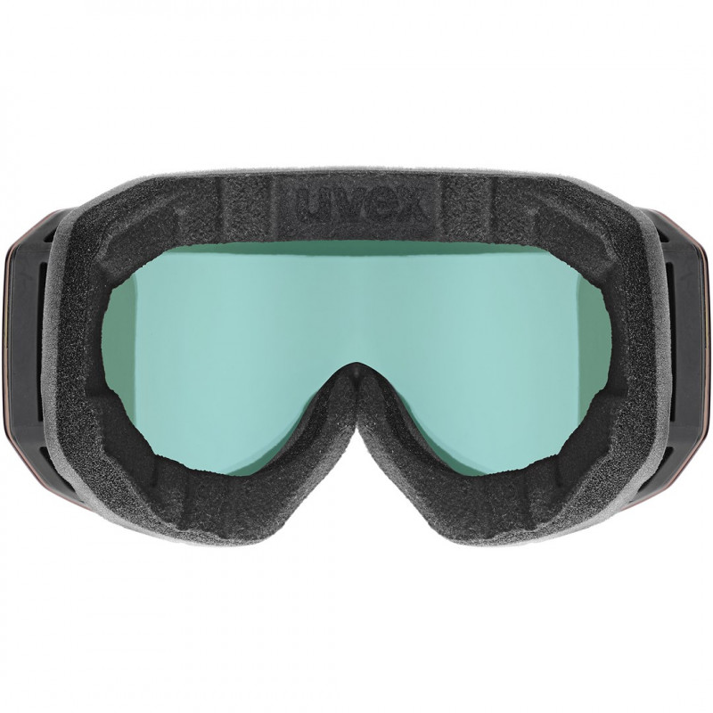 UVEX Evidnt ATTRACT V gogle narciarskie z etui, Black/Rainbow
