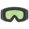 UVEX pwdr FM gogle narciarskie dla dzieci, Black/Pink/Green/Clear