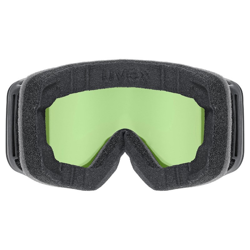 UVEX pwdr FM gogle narciarskie dla dzieci, Black/Pink/Green/Clear