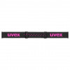 UVEX pwdr FM gogle narciarskie dla dzieci, Black/Pink/Green/Clear
