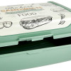 keeeper Carla Midi Lunch Box Space Tour, nordic green, Deco-Click-Box, PP (1 szt.)
