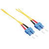 LogiLink FP0SC10 światłowodowy kabel krosowy (patchcord) SC/SC OS2 9/125 µm Duplex, 10 m, żółty