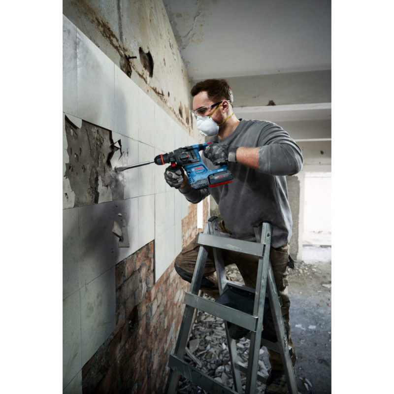 Bosch GBH 18V-22 X Professional młotowiertarka 0611924101, 18 V, 2 J, 2 x 4.0 Ah akumulatory