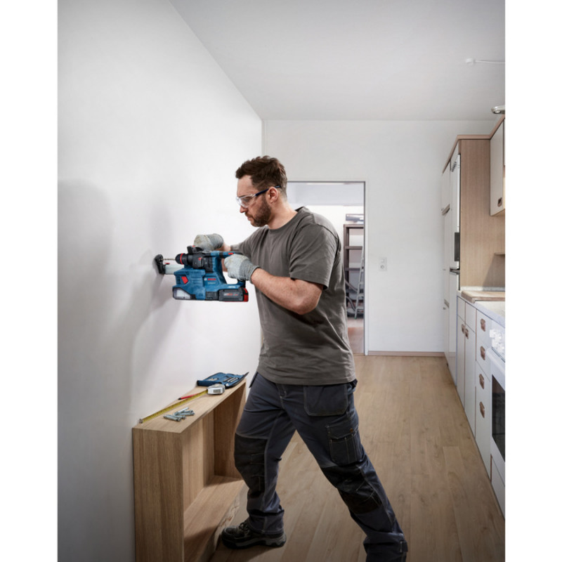 Bosch GBH 18V-22 X Professional młotowiertarka 0611924101, 18 V, 2 J, 2 x 4.0 Ah akumulatory
