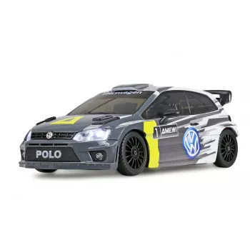 Samochód RC Amewi VW Polo R WRC rally/drift, 4WD, 1:28, RTR, szary