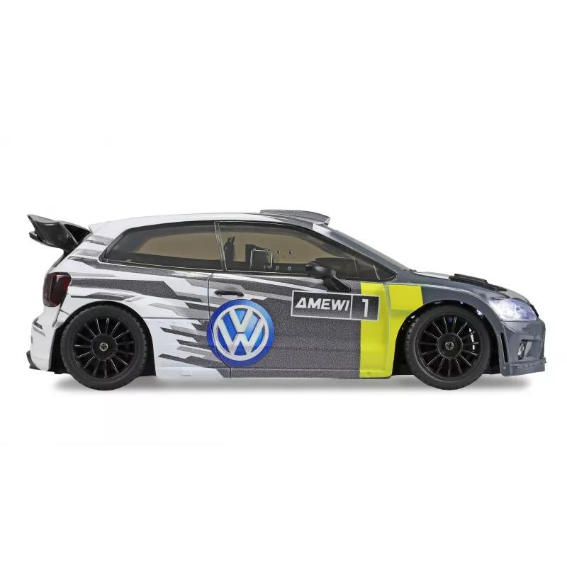 Samochód RC Amewi VW Polo R WRC rally/drift, 4WD, 1:28, RTR, szary